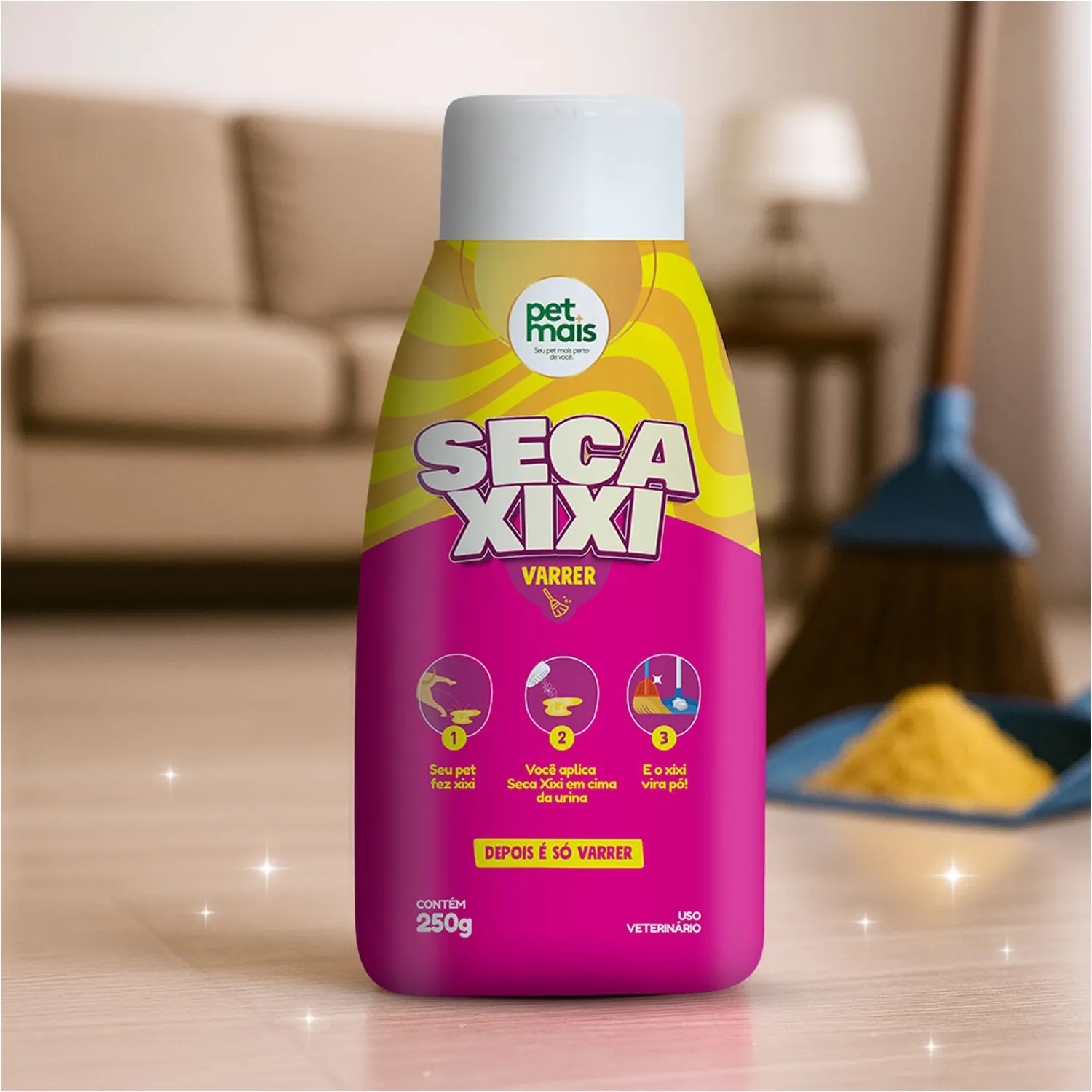 Seca Xixi para Varrer Perfumado Petmais